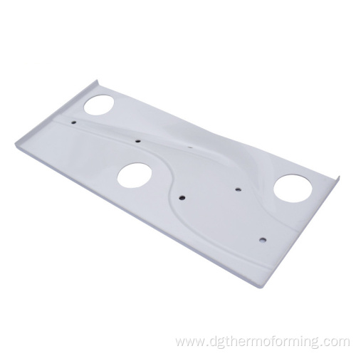 White polycarbonate thermoforming processing